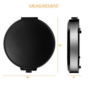 MegaChef 113 sq. in. Stainless Steel Electric Griddle