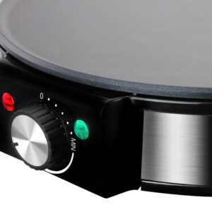 MegaChef 113 sq. in. Stainless Steel Electric Griddle