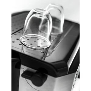 DeLonghi All-In-One 10-Cup Stainless Steel Espresso Machine and Drip Coffee Maker