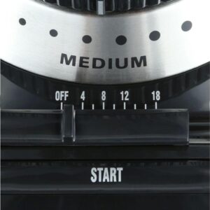 Cuisinart Supreme Grind 8 oz. Stainless Steel Burr Coffee Grinder with Adjustable Settings