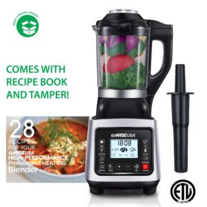 GoWISE USA High-Speed Premier Cooking 59 oz. 8-Speed Stainless Steel Glass Pitcher Blender
