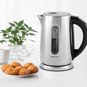 Ovente 7.1-Cup Stainless Steel Electric Kettle with Touch Screen Control Panel