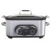 BLACK+DECKER 6.5 Quart Stainless Steel Slow Cooker