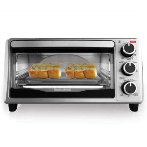 BLACK+DECKER 4-Slice Stainless Steel Toaster Oven
