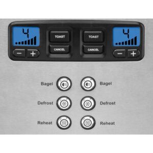 Cuisinart Touch to Toast 4-Slice Stainless Steel Wide Slot Leverless Toaster
