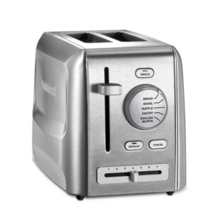 Cuisinart Custom Select 2-Slice Stainless Steel Toaster with Crumb Tray