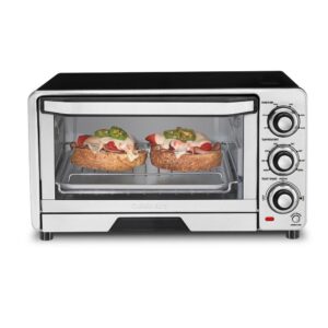 Cuisinart Custom Classic 1800 W 6-Slice Stainless Steel Toaster Oven with Recipe Book