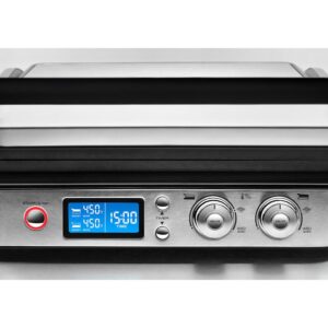 DeLonghi Livenza All-Day 130 sq. in. Stainless Steel Non-Stick Indoor Grill