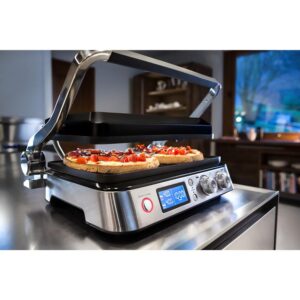 DeLonghi Livenza All-Day 130 sq. in. Stainless Steel Non-Stick Indoor Grill