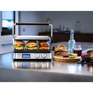 DeLonghi Livenza All-Day 130 sq. in. Stainless Steel Non-Stick Indoor Grill