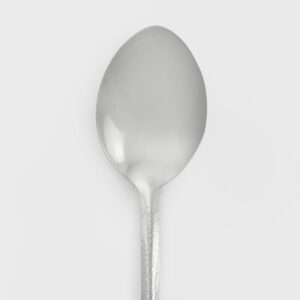 ExcelSteel Utensils Set of 5 with Hammered Handle