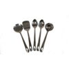 ExcelSteel Utensils Set of 5 with Hammered Handle