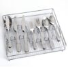 Gibson Home Hammered 46-Piece Stainless Steel Flatware Set (Service for 8)