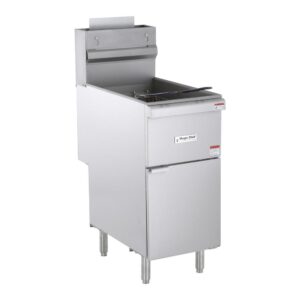 Magic Chef 20.80 Qt. 40 lbs. Stainless Steel Natural Gas Commercial Fryer