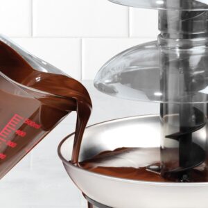 Nostalgia 2 lb. 3-Tier Chocolate Fondue Fountain