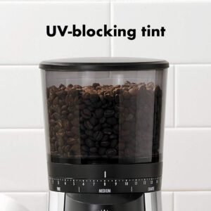 OXO 16 oz. Stainless Steel Conical Coffee Grinder with Adjustable Settings