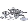 SPT 11-Piece Stainless Steel Cookware Set