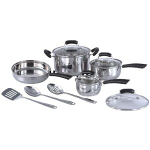 SPT 11-Piece Stainless Steel Cookware Set