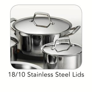 Tramontina Gourmet Prima 8-Piece Stainless Steel Cookware Set
