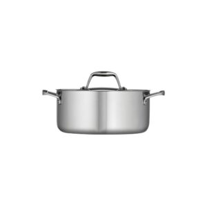 Tramontina Gourmet Tri-Ply Clad 5 qt. Round Stainless Steel Dutch Oven with Lid