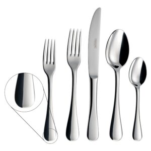 Tramontina Classic 45-Piece 18/10 Stainless Steel Flatware Set
