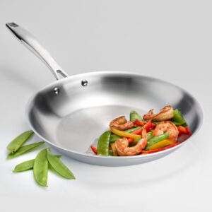 Tramontina Gourmet Tri-Ply Clad 12 in. Stainless Steel Frying Pan