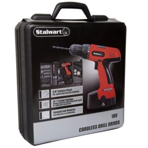 Stalwart 18-Volt 3/8 in. Cordless Drill Set (89-Piece)