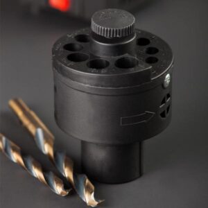 Stark 4.75 in. Drill Bit Sharpener with Dual Heads (9/64 in. to 25/64 in. and 5/16 in. to 5/8 in. Sharpening Size)