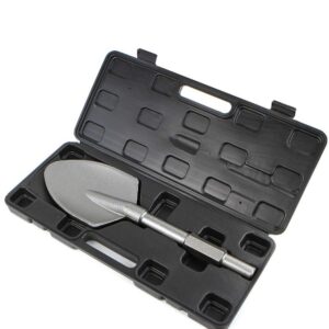 Stark 5-3/8 in. x 17-1/2 in. x 1-1/8 in. Hex Shank Clay Spade Steel Shovel Bit for Electric Demolition Jack Hammer