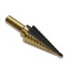 Stark 3/16 in. x 7/8 in. 10-Sizes Titanium Heavy-Impact HSS Step Drill Bit