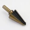 Stark 7/16 in. x 1-1/8 in. 10-Sizes Titanium Heavy-Impact HSS Step Drill Bit