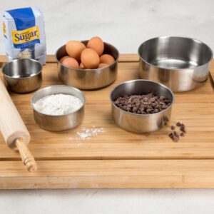 Chef Buddy 7.25 in. Stainless Steel Bowl Set (5-Pack)