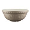 Mason Cash In The Forest 11 in. x 4.75 in. Owl Stone Mixing Bowl