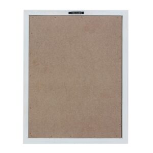Stonebriar Collection Turquoise Felt Memo Board with White Wash Wooden