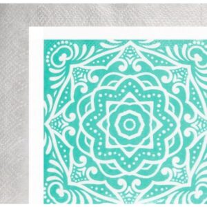 Sugar Plum Party 32-Piece Silver and Blue Assorted Disposable Cocktail Paper Napkin