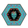 Sugar Plum Party Dinner Plate Day of Dead (16-Piece)