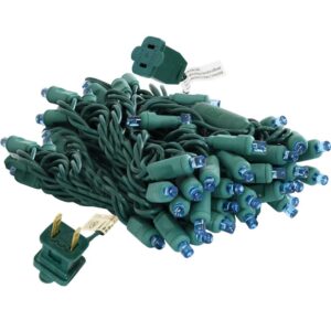 Sunnydaze Decor 22 ft. 5 mm W Angle 70-Count Multi-Seasonal Decor LED String Lights - Blue