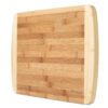 Heim Concept 18 in. x 12 in. x 1 in. Organic Bamboo Serving Tray with Drip Groove