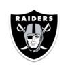 Adventure Furniture NFL Indoor Oakland Raiders Distressed Logo Cutout Wood Sign