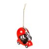 Team Sports America Cleveland Browns 3 in. NFL Field Car Christmas Ornament