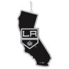 Team Sports America Los Angeles Kings 5 in. NHL Team State Christmas Ornament