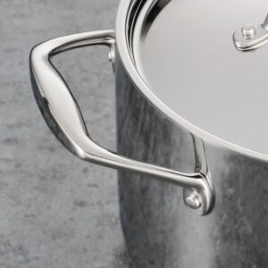 Tramontina Gourmet Tri-Ply Clad 6 qt. Covered Stainless Steel Braiser