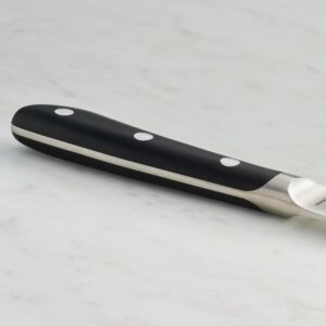Tramontina 5 in. High Carbon Steel Full T Blade with Serrated Edge Steak Knife with Black Polycarbonate Handle (Set of 4)