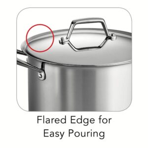 Tramontina Gourmet Prima 12 qt. Stainless Steel Stock Pot with Lid