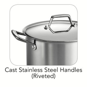Tramontina Gourmet Prima 12 qt. Stainless Steel Stock Pot with Lid