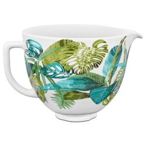 KitchenAid 5 Qt. Tropical Floral Patterned Ceramic Bowl