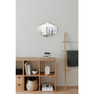 Umbra Prisma Mirror Clear Brass (22.38 in. H 17 in. W )