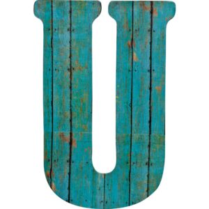 Jeff McWilliams Designs 15 in. Oversized Unfinished Wood Letter (U)