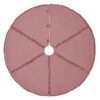 VHC Brands 48 in. Tannen Deep Red Traditional Christmas Decor Tree Skirt