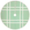 VHC Brands 60 in. Mint Margot Farmhouse Christmas Decor Tree Skirt